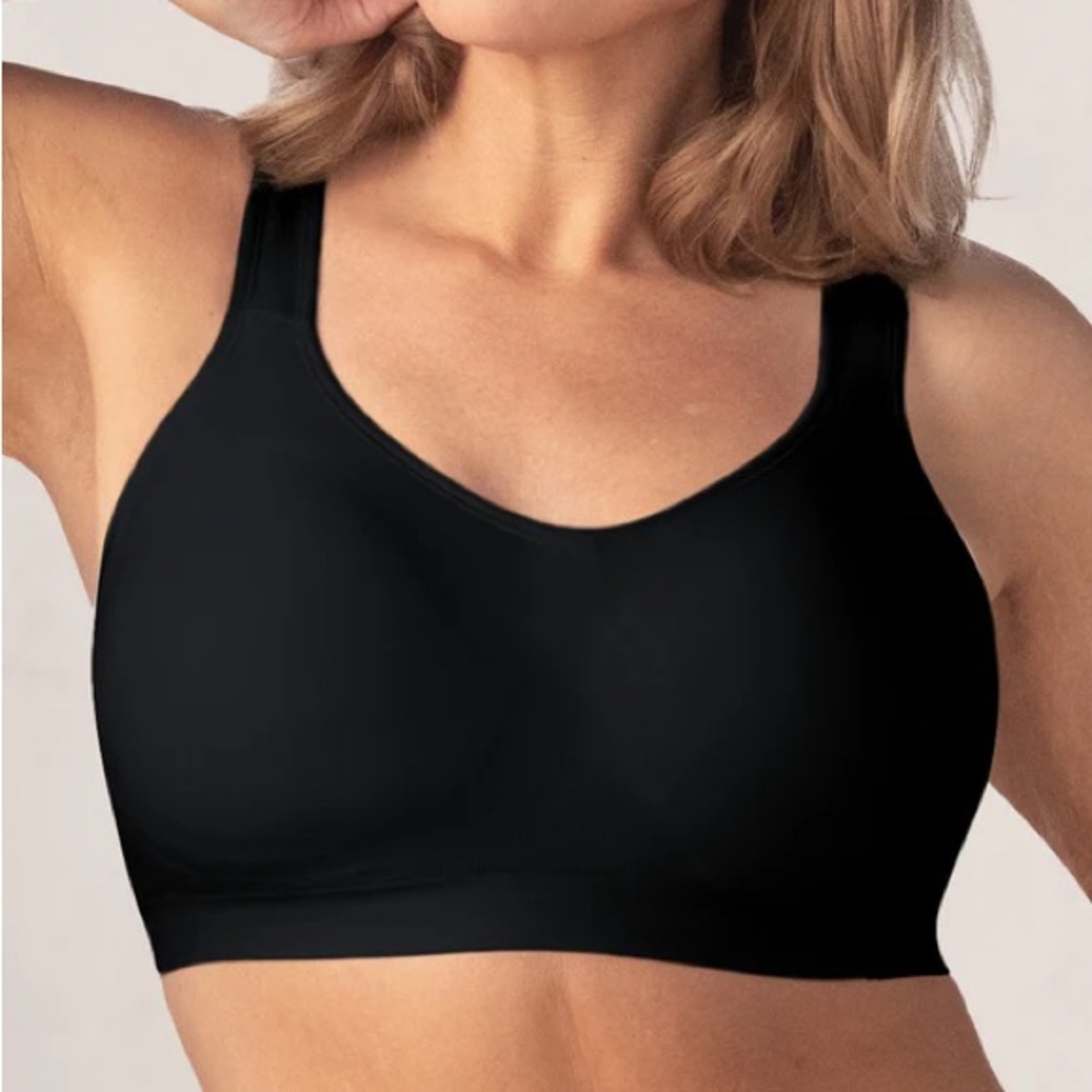 Shapermint‎ Truekind Seamless Black wireless shaping Bra NEW 2XL supportive Comf